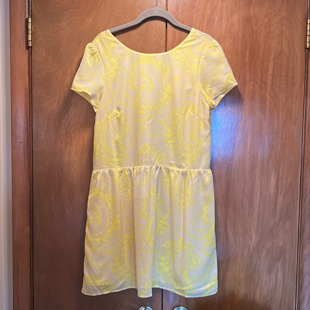Beautiful mid- length paisley detailed dress. *French Brand* NWT